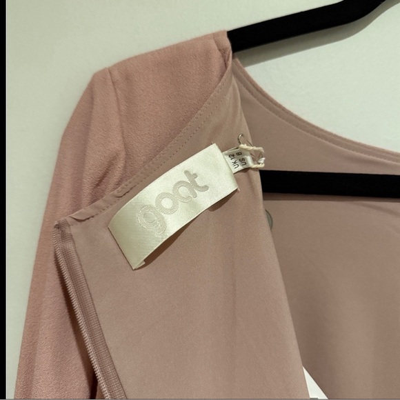 NWT Goat fashion (now Jane Atlier) Light “Cameo” Pink Long Sleeve Shift Dress - Picture 2 of 10